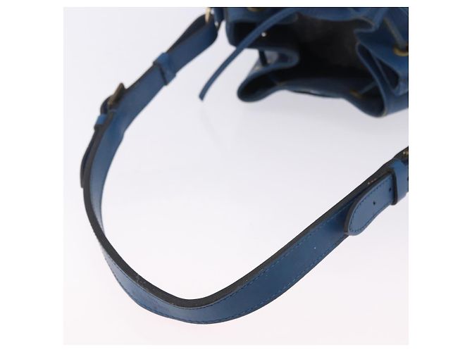 Borsa a tracolla LOUIS VUITTON Epi Petit Noe Blu M44105 LV Auth 198514 - vista 8