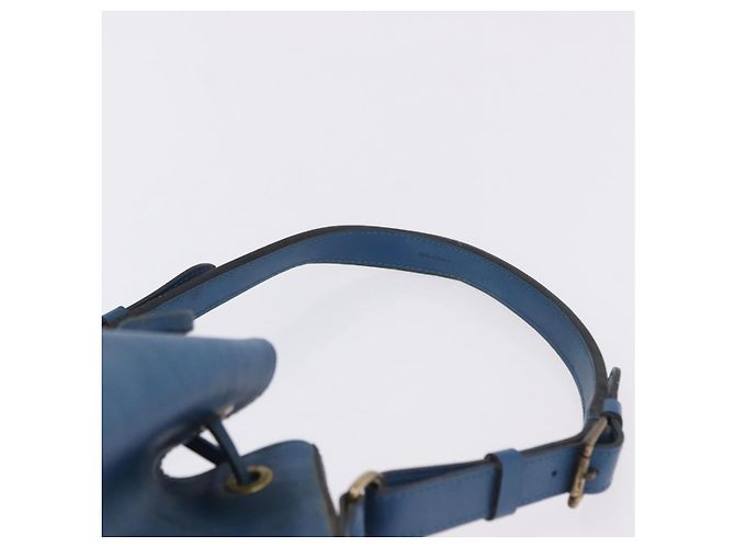 Borsa a tracolla LOUIS VUITTON Epi Petit Noe Blu M44105 LV Auth 198514 - vista 9