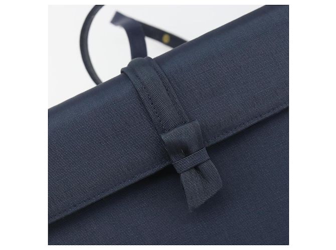 Borsa a spalla GUCCI Nylon Navy Gold Tone 004 110 0277 Auth BA14973 Blu navy - vista 14
