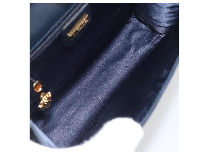 Borsa a spalla GUCCI Nylon Navy Gold Tone 004 110 0277 Auth BA14973 Blu navy - vista 17
