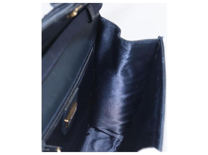 Borsa a spalla GUCCI Nylon Navy Gold Tone 004 110 0277 Auth BA14973 Blu navy - vista 18