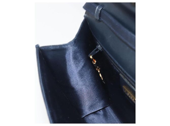 Borsa a spalla GUCCI Nylon Navy Gold Tone 004 110 0277 Auth BA14973 Blu navy - vista 19
