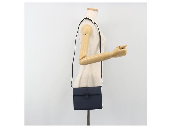 Borsa a spalla GUCCI Nylon Navy Gold Tone 004 110 0277 Auth BA14973 Blu navy - vista 23