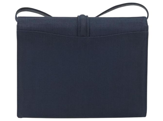 Borsa a spalla GUCCI Nylon Navy Gold Tone 004 110 0277 Auth BA14973 Blu navy - vista 3