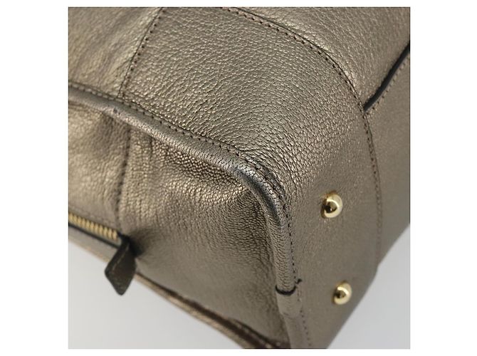 LOEWE Amazon 34 Handtasche Leder Gold authentisch 196701V Golden - Ansicht 13