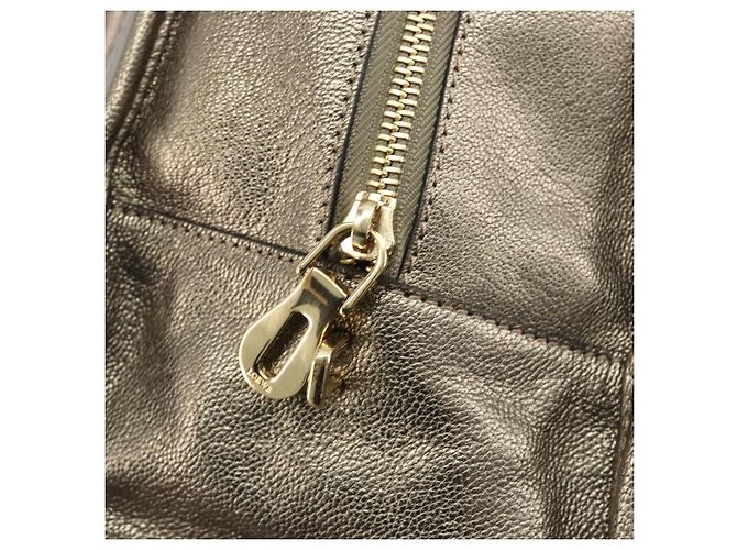 LOEWE Amazon 34 Handtasche Leder Gold authentisch 196701V Golden - Ansicht 16