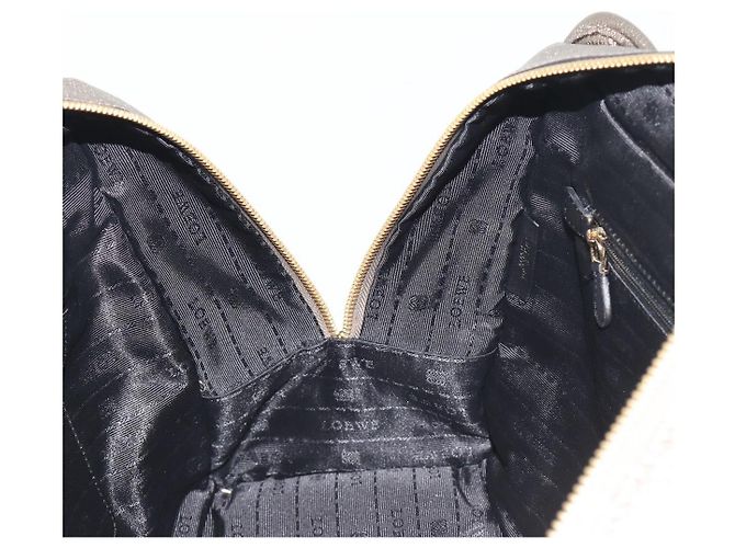 LOEWE Amazon 34 Handtasche Leder Gold authentisch 196701V Golden - Ansicht 20