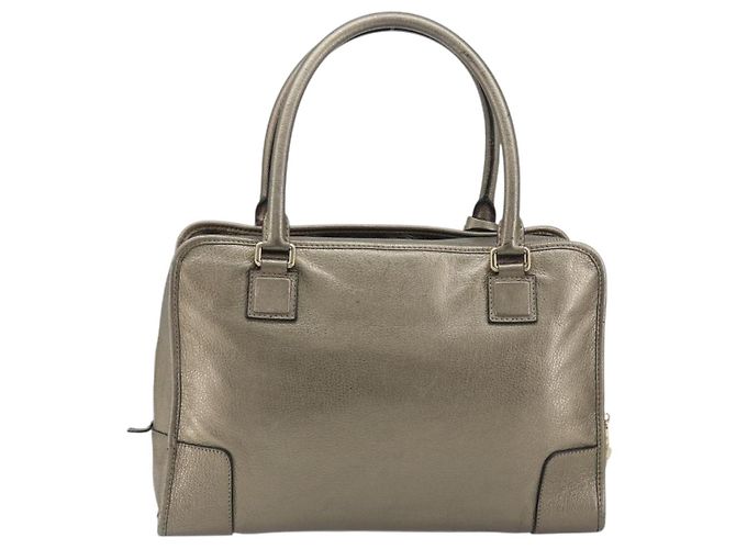 LOEWE Amazon 34 Handtasche Leder Gold authentisch 196701V Golden - Ansicht 3