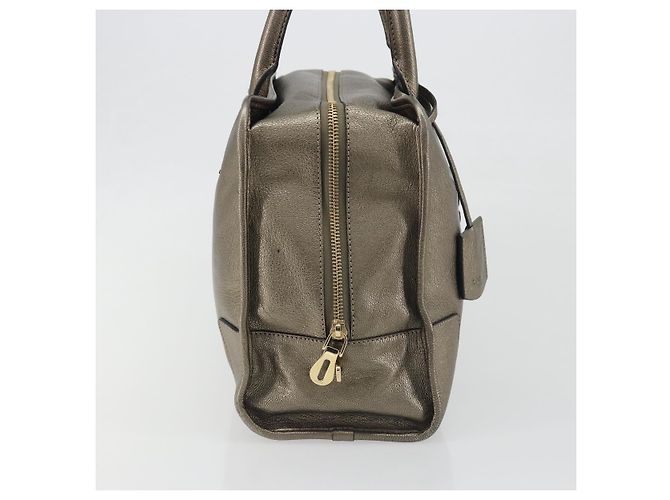 LOEWE Amazon 34 Handtasche Leder Gold authentisch 196701V Golden - Ansicht 5