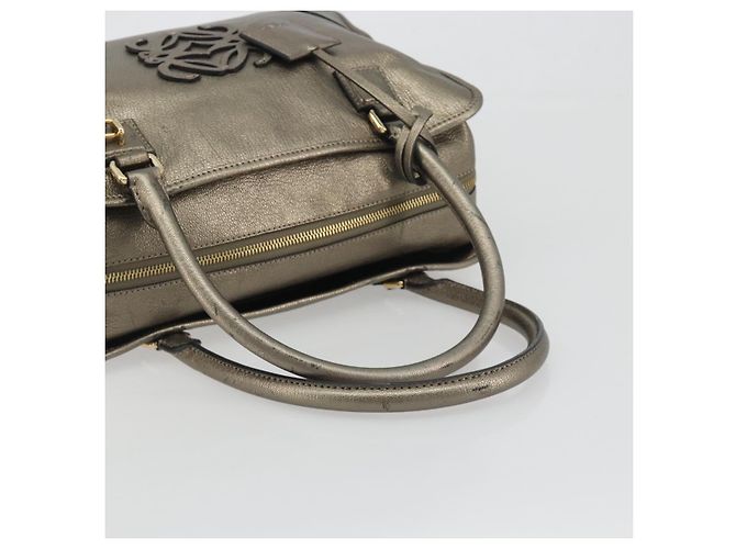 LOEWE Amazon 34 Handtasche Leder Gold authentisch 196701V Golden - Ansicht 7