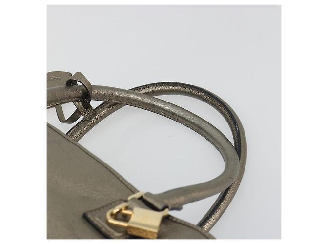 LOEWE Amazon 34 Handtasche Leder Gold authentisch 196701V Golden - Ansicht 8