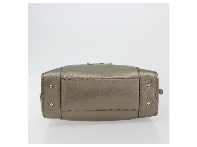 LOEWE Amazon 34 Handtasche Leder Gold authentisch 196701V Golden - Ansicht 9
