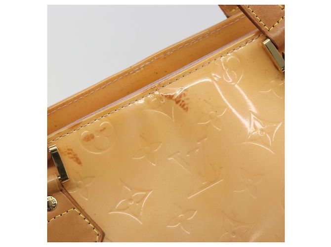 Borsa a mano LOUIS VUITTON Monogram Vernis Houston Rose M91054 LV Auth am12269 Marrone - vista 15