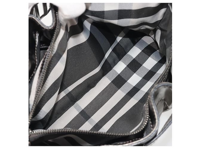 Bolso de mano BURBERRY de cuero dorado Auth BA14780 - vista 21