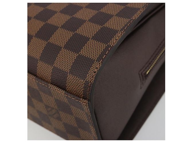 Bolsa de mão LOUIS VUITTON Damier Ebene Triana N51155 LV Auth am12239SAV - vista 12