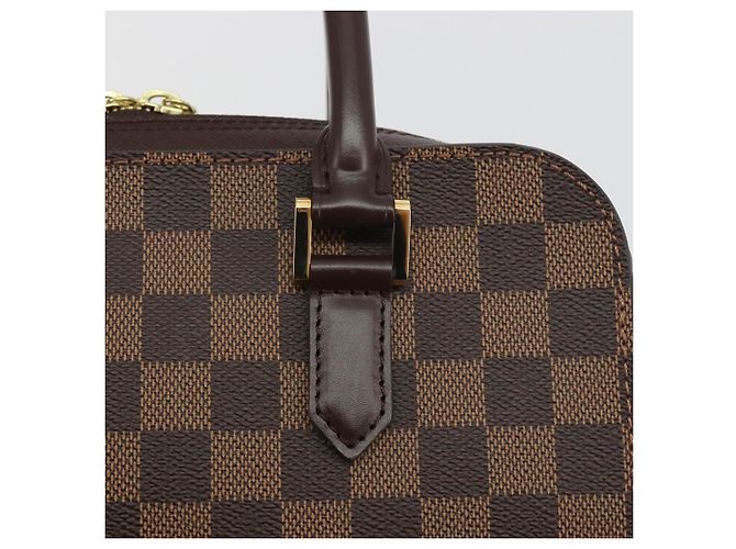 Bolsa de mão LOUIS VUITTON Damier Ebene Triana N51155 LV Auth am12239SAV - vista 14