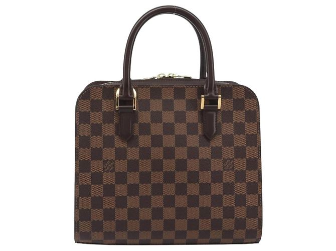 Bolsa de mão LOUIS VUITTON Damier Ebene Triana N51155 LV Auth am12239SAV - vista 2