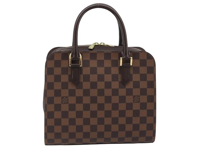 Bolsa de mão LOUIS VUITTON Damier Ebene Triana N51155 LV Auth am12239SAV - vista 3
