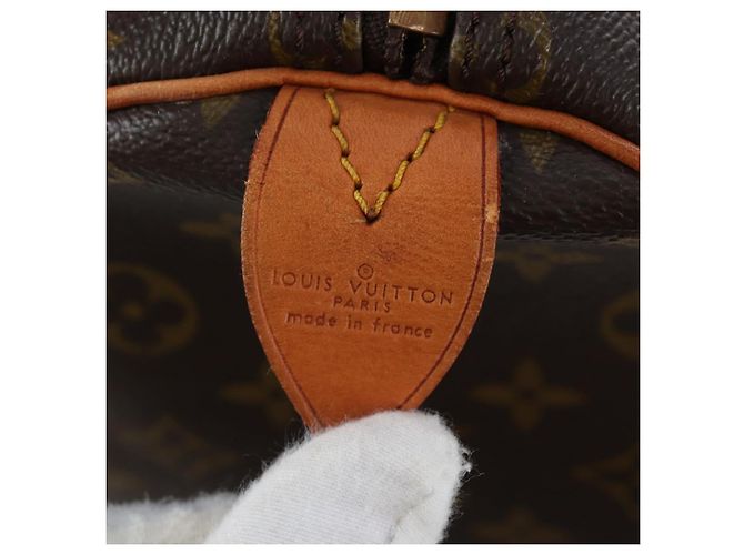 LOUIS VUITTON Monogram Keepall 50 Boston Bag M41426 LV Auth 194936V Monogramma - vista 16