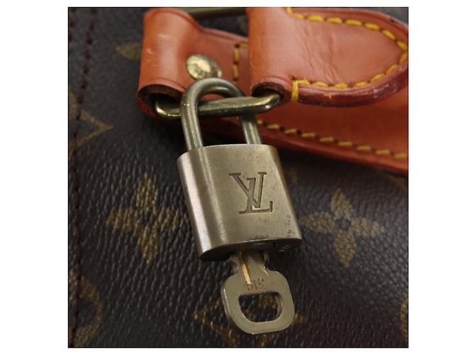 LOUIS VUITTON Monogram Keepall 50 Boston Bag M41426 LV Auth 194936V Monogramma - vista 19