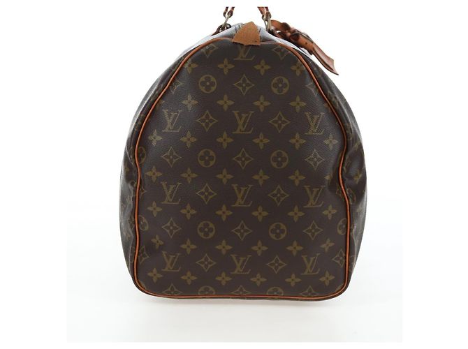 LOUIS VUITTON Monogram Keepall 50 Boston Bag M41426 LV Auth 194936V Monogramma - vista 5