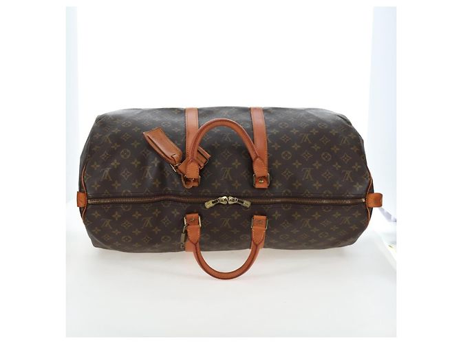 LOUIS VUITTON Monogram Keepall 50 Boston Bag M41426 LV Auth 194936V Monogramma - vista 6