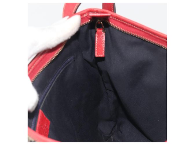 Borsa a tracolla GUCCI GG Canvas Abbey Navy Gold 131326 Auth 196328 D'oro Blu navy - vista 19
