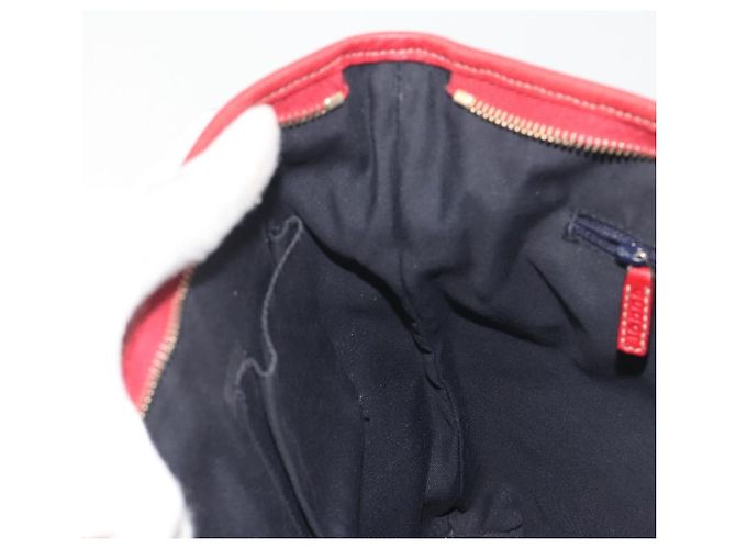 Borsa a tracolla GUCCI GG Canvas Abbey Navy Gold 131326 Auth 196328 D'oro Blu navy - vista 20