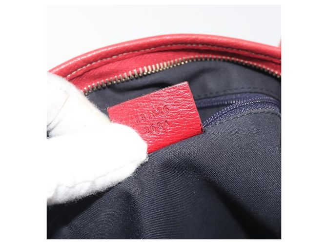 Borsa a tracolla GUCCI GG Canvas Abbey Navy Gold 131326 Auth 196328 D'oro Blu navy - vista 23