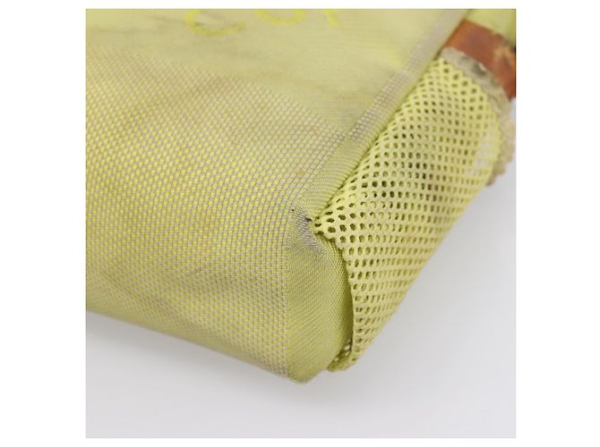LOUIS VUITTON Damier Geant LV Cup Weatherly Bag Yellow M80636 LV Auth 198525 Giallo - vista 10
