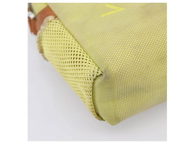 LOUIS VUITTON Damier Geant LV Cup Weatherly Bag Yellow M80636 LV Auth 198525 Giallo - vista 11