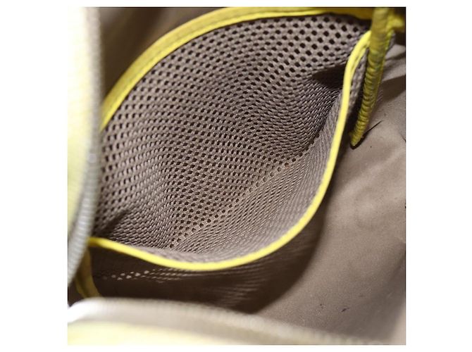 LOUIS VUITTON Damier Geant LV Cup Weatherly Bag Yellow M80636 LV Auth 198525 Giallo - vista 18