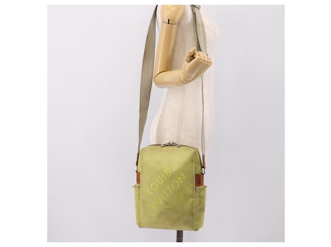 LOUIS VUITTON Damier Geant LV Cup Weatherly Bag Yellow M80636 LV Auth 198525 Giallo - vista 20