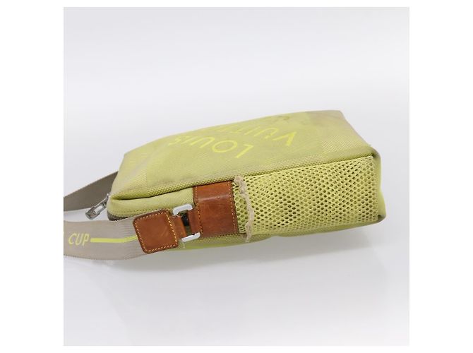 LOUIS VUITTON Damier Geant LV Cup Weatherly Bag Yellow M80636 LV Auth 198525 Giallo - vista 4