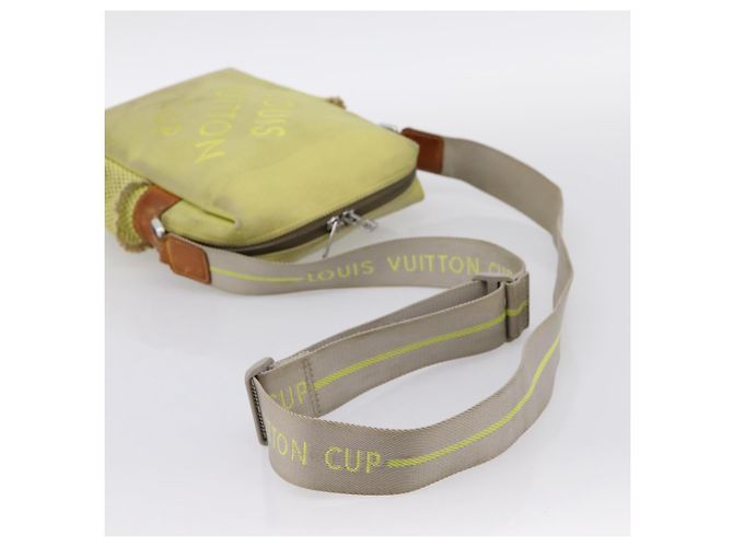 LOUIS VUITTON Damier Geant LV Cup Weatherly Bag Yellow M80636 LV Auth 198525 Giallo - vista 7