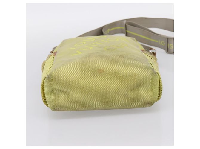 LOUIS VUITTON Damier Geant LV Cup Weatherly Bag Yellow M80636 LV Auth 198525 Giallo - vista 9