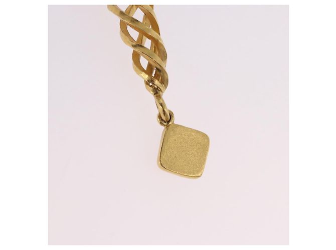 Orecchini CHANEL Metallo Tono Oro CC Auth 198823V - vista 18