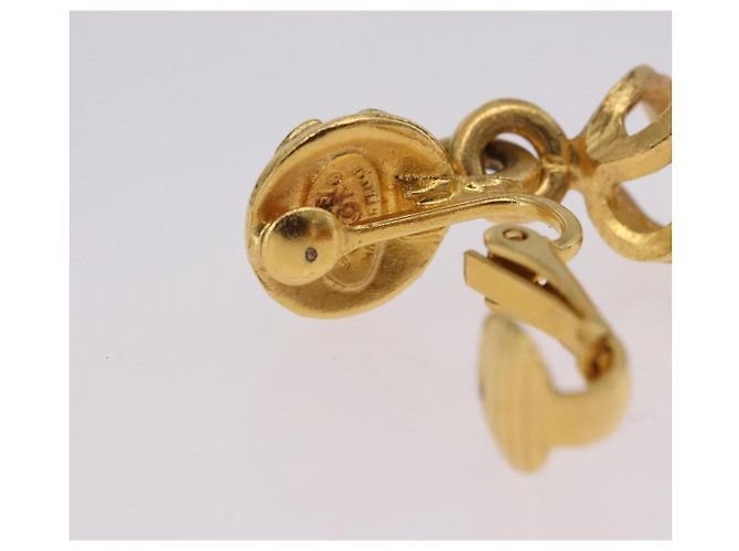Orecchini CHANEL Metallo Tono Oro CC Auth 198823V - vista 21