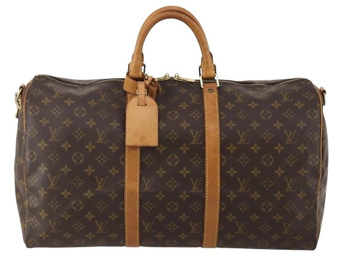 LOUIS VUITTON Monogram Keepall Bandouliere 45 Boston Bag M41418 LV Auth 194750 Monogramma - vista 2