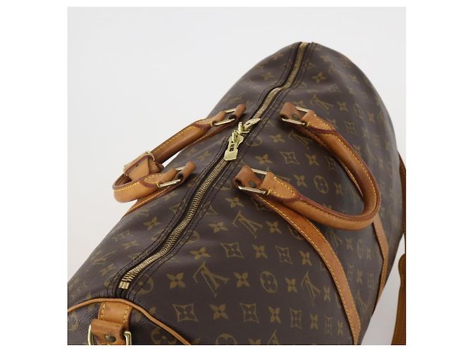 LOUIS VUITTON Monogram Keepall Bandouliere 45 Boston Bag M41418 LV Auth 194750 Monogramma - vista 6