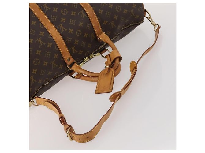 LOUIS VUITTON Monogram Keepall Bandouliere 45 Boston Bag M41418 LV Auth 194750 Monogramma - vista 7