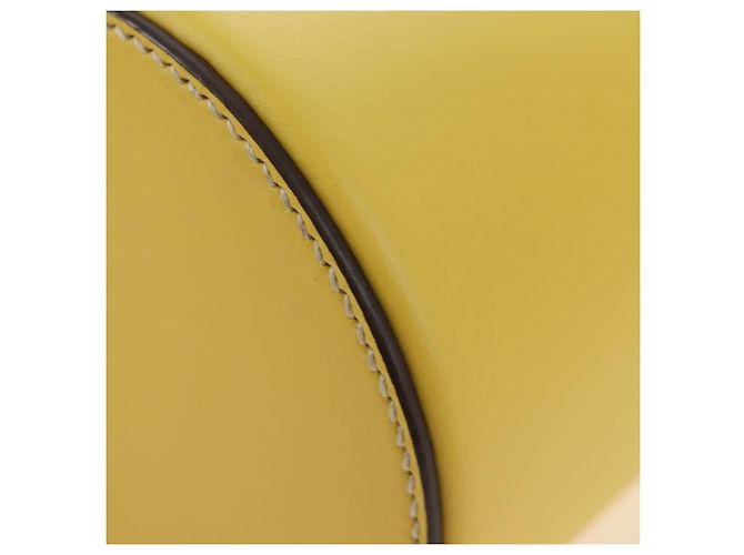 Borsa a mano Miu Miu in pelle 2way Giallo Oro Auth 195501V D'oro - vista 14