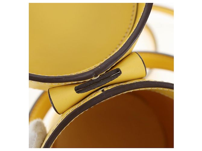 Borsa a mano Miu Miu in pelle 2way Giallo Oro Auth 195501V D'oro - vista 22