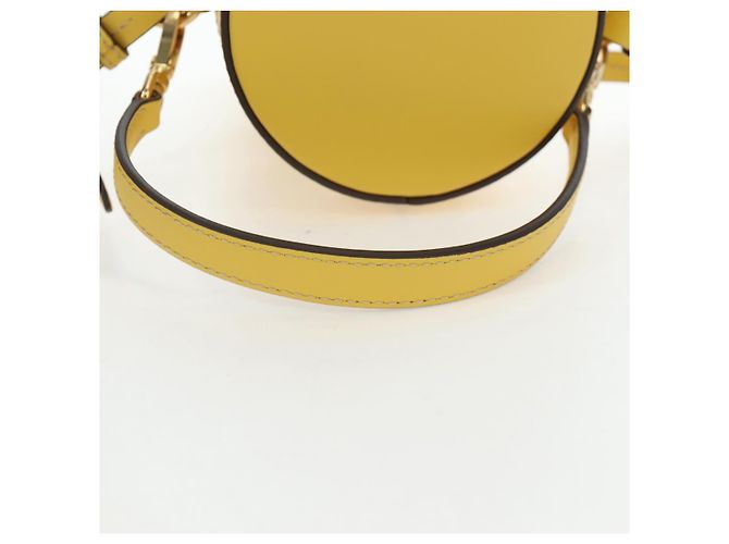 Borsa a mano Miu Miu in pelle 2way Giallo Oro Auth 195501V D'oro - vista 7