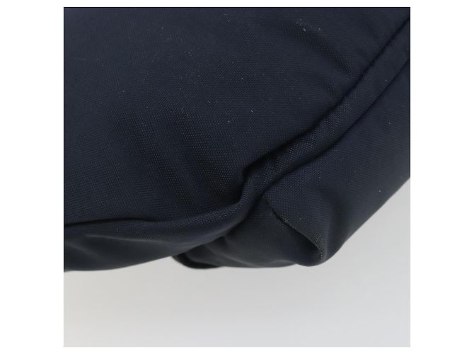 BALENCIAGA Body Bag Canvas Navy Silver Auth 194239 Silber Marineblau - Ansicht 13