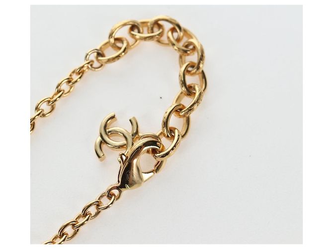Collana CHANEL COCO Metallo Tono Oro CC Auth 196477SAM - vista 11