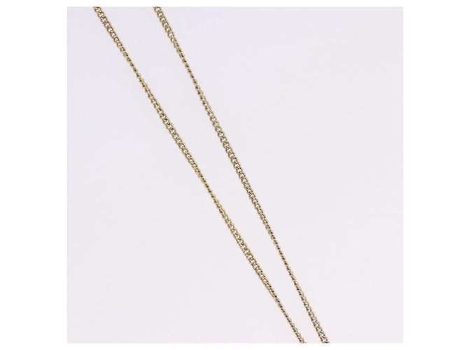 Collana CHANEL Matelasse metallo Gold Tone CC Auth 198856M - vista 5