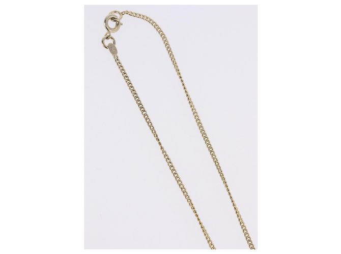 Collana CHANEL Matelasse metallo Gold Tone CC Auth 198856M - vista 6