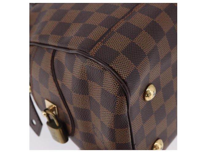 LOUIS VUITTON Damier Ebene Duomo Hand Bag N60008 LV Auth 198344V - vista 10