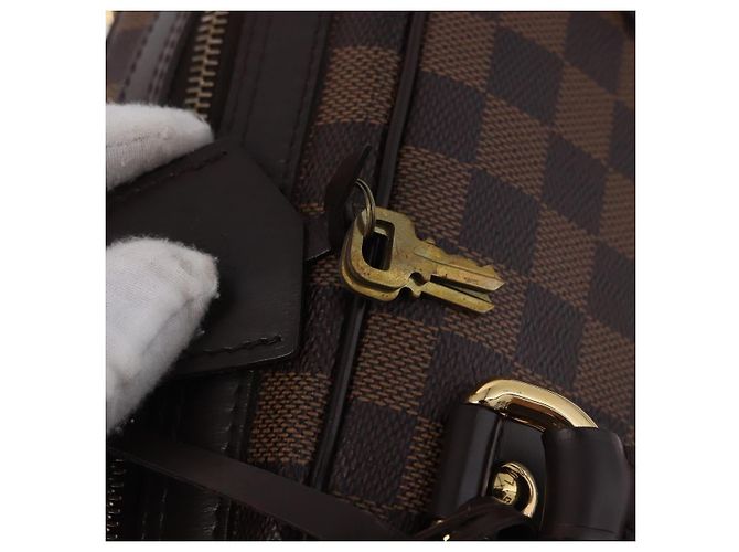 LOUIS VUITTON Damier Ebene Duomo Hand Bag N60008 LV Auth 198344V - vista 15